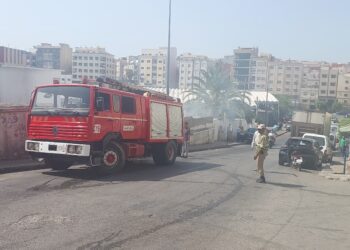 مدمنو الهيروين يشعلون النار يوميًا وتجار سوق الوردة خائفون على محلاتهم