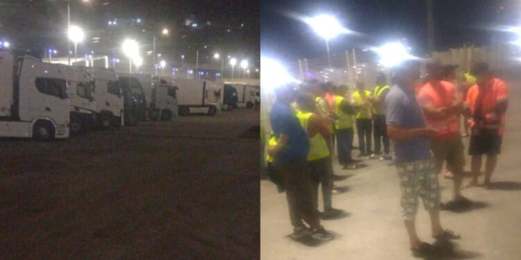 تفاصيل الحركة المفاجئة للسائقين في منطقة سكانير بميناء طنجة المتوسط