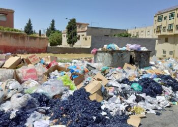 جماعة اكزناية تغرق في النفايات وسط صمت رسمي وتأخر في إبرام الصفقة الجديدة