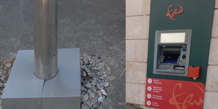 فوضى في تدبير الفضاء العام تثير استياء ساكنة طنجة.. عمود إشهاري يُغرس فوق رصيف حديث الإصلاح