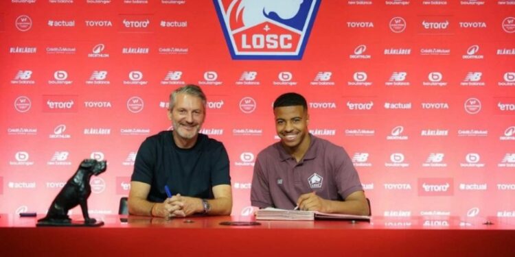 نادي ليل الفرنسي يقدم مهاجمه المغربي حمزة إيغامان بعبارات المديح