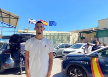 صورة اللاعب من سبتة المحتلة نشره موقع صحيفة فارو