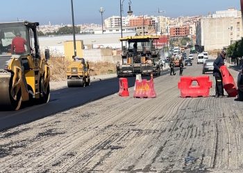 أشغال تهيئة شوارع مجمع العزيزية بطنجة