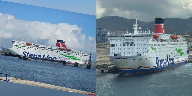 سفينة “Stena Vision” تخضع لتجارب الرسو في طنجة المتوسط والجزيرة الخضراء لانضمامها لأسطول شركة AML