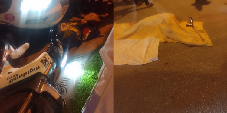 شاحنة تدعس أما و إبنها بالعوامة