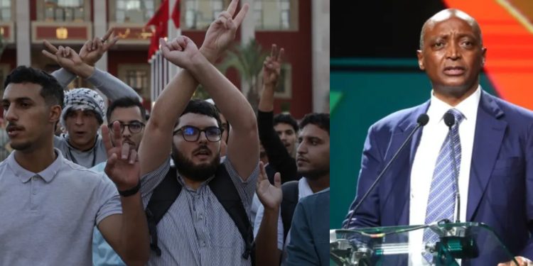 بسبب احتجاجات جيل زيد رئيس الكاف يحدد موقفه من تنظيم الكان بالمغرب