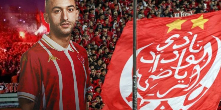 الكشف عن تفاصيل عقد حكيم زياش مع الوداد البيضاوي وموعد تقديمه