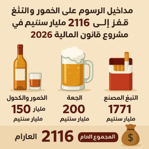 مداخيل الخمور و التبغ
