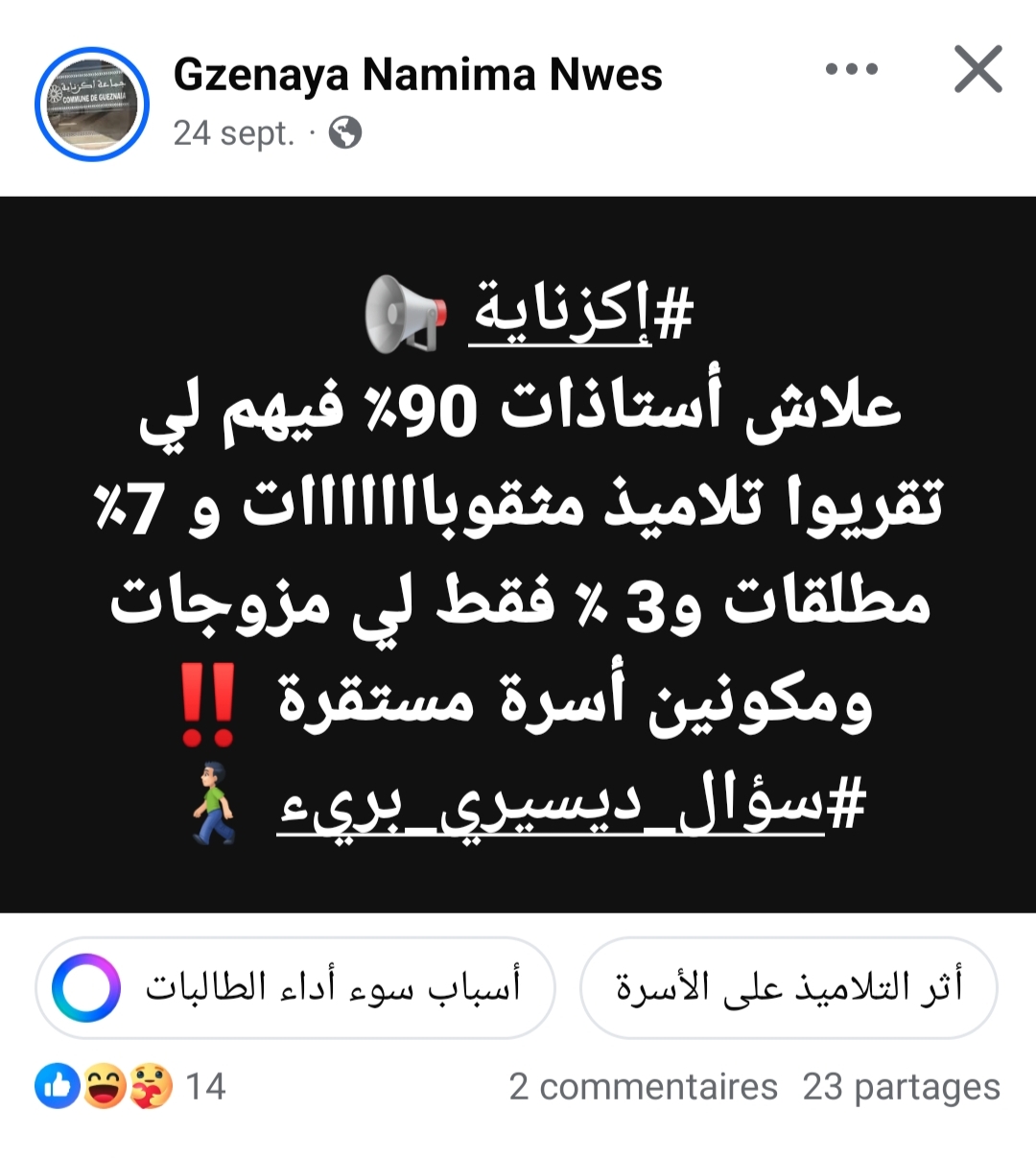 الموقوف صاحب صفحة فايسبوكية كلها سب وشتم وتشهير