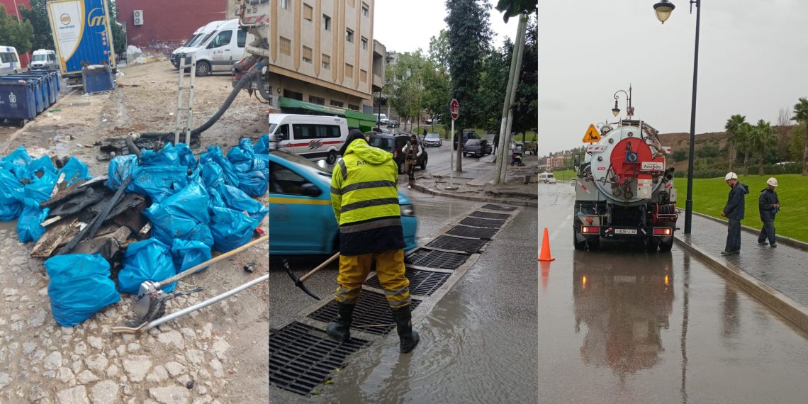 أمانديس تنفذ خطة طوارئ متكاملة جنبت وقوع فيضانات في طنجة وتطوان