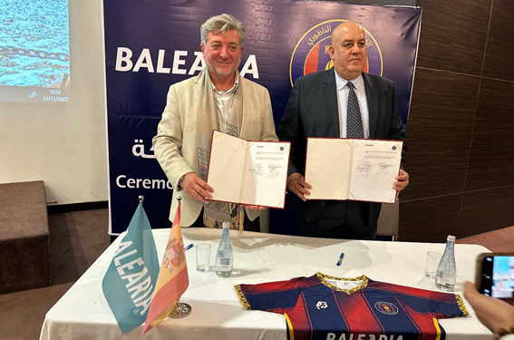 هلال الناظور يتلقى رعاية شركة Balearia للنقل البحري