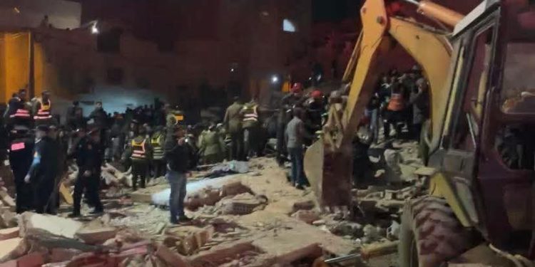 إنهيار المنازل في فاس