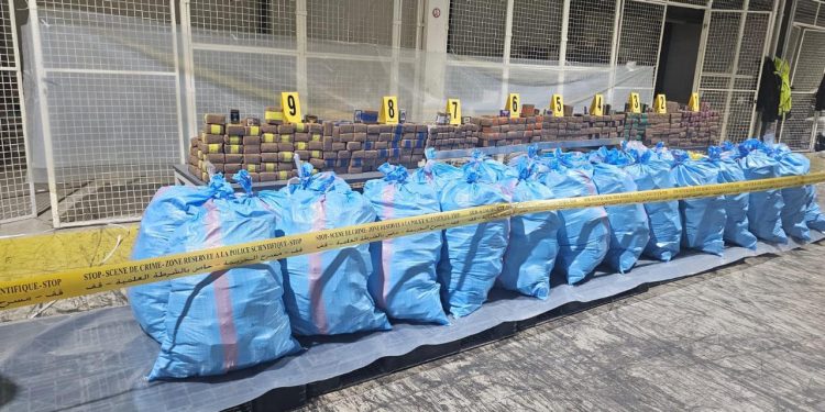 8 أطنان من الحشيش تسقط في قبضة الأمن بميناء طنجة المتوسط