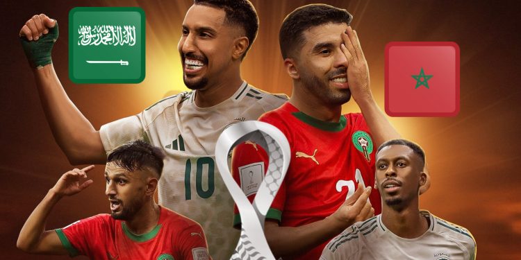 البث المباشر لمباراة المغرب والسعودية في قمة كأس العرب 2025