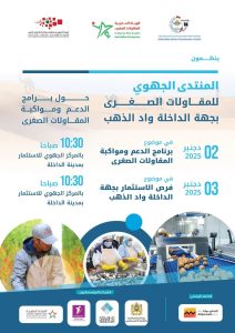 المنتدى الجهوي للمقاولات الصغرى بجهة الداخلة واد الذهب