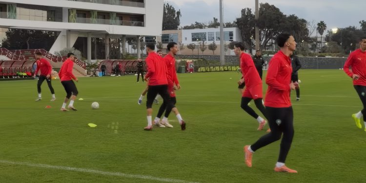 مفاجأة سارة في آخر حصة تدريبية للمنتخب المغربي قبل مباراة نيجيريا