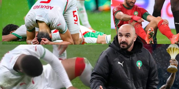 إصابة جديدة في كأس إفريقيا 2025 تكرس فضيحة المنتخب المغربي للمعطوبين