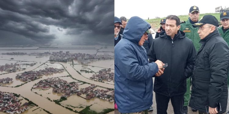 القصر الكبير: الوالي خالد الزروالي يعوض غياب الوالي يونس التازي في تدبير آثار الفيضانات