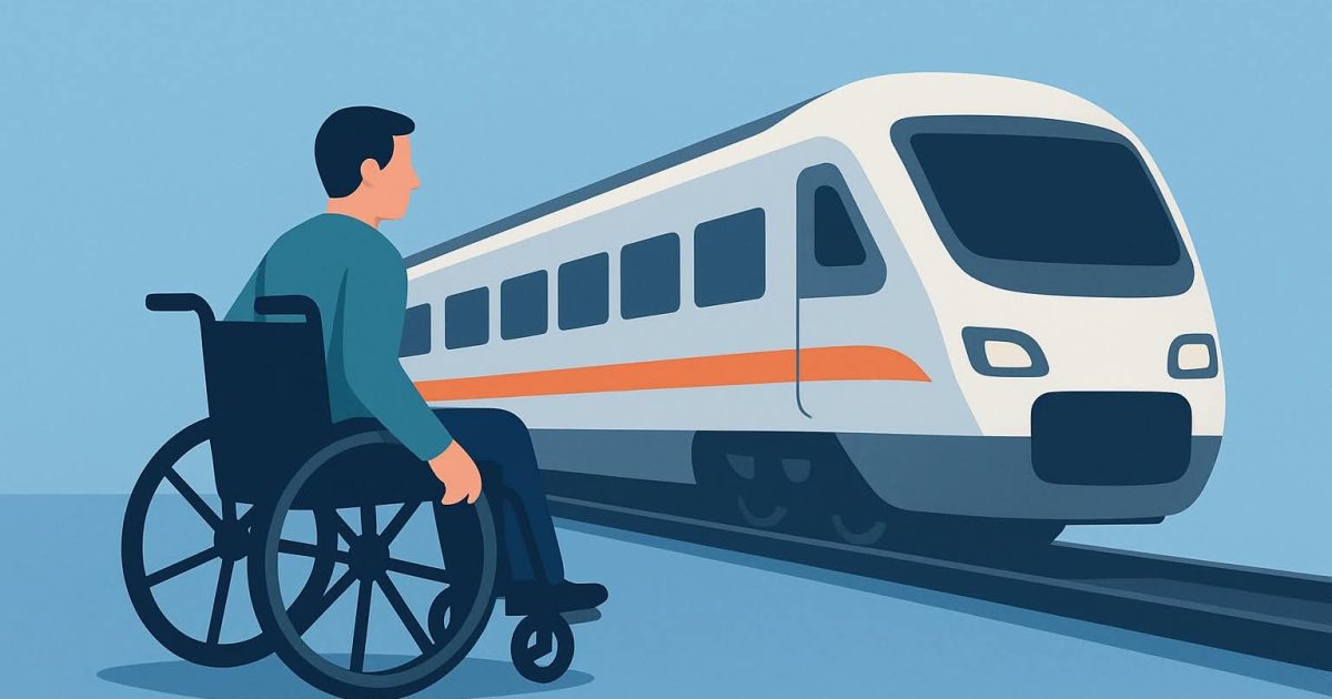 بطاقة التخفيض للتنقل عبر القطارات لفائدة الأشخاص في وضعية إعاقة تدخل الخدمة الفعلية