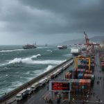 تعليق جديد للرحلات البحرية بين مينائي طنجة وطريفة بسبب عاصفة "نيلس"
