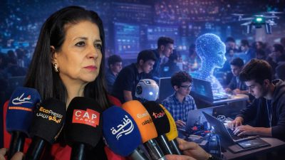 بالفيديو.. شاهد وزيرة الانتقال الرقمي تشعل حماس المتبارين في مسابقة حول الذكاء الاصطناعي