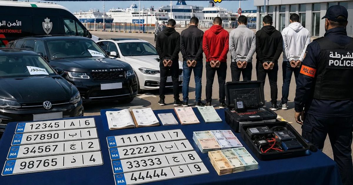 سقوط عصابة خطيرة لتزوير وتهريب السيارات بطنجة