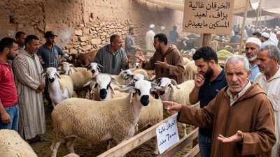 البواري يؤكد أن عرض أضاحي العيد يفوق الطلب.. والمواطنون يستنكرون غلاءها