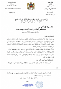 السؤال الكتابي الذي وجهه البرلماني خالد السطي إلى وزير التربية الوطنية