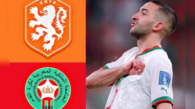 الجمهور المغربي يطالب لقجع بتكريم حكيم زياش قبل مباراة المغرب وهولندا في كأس العالم