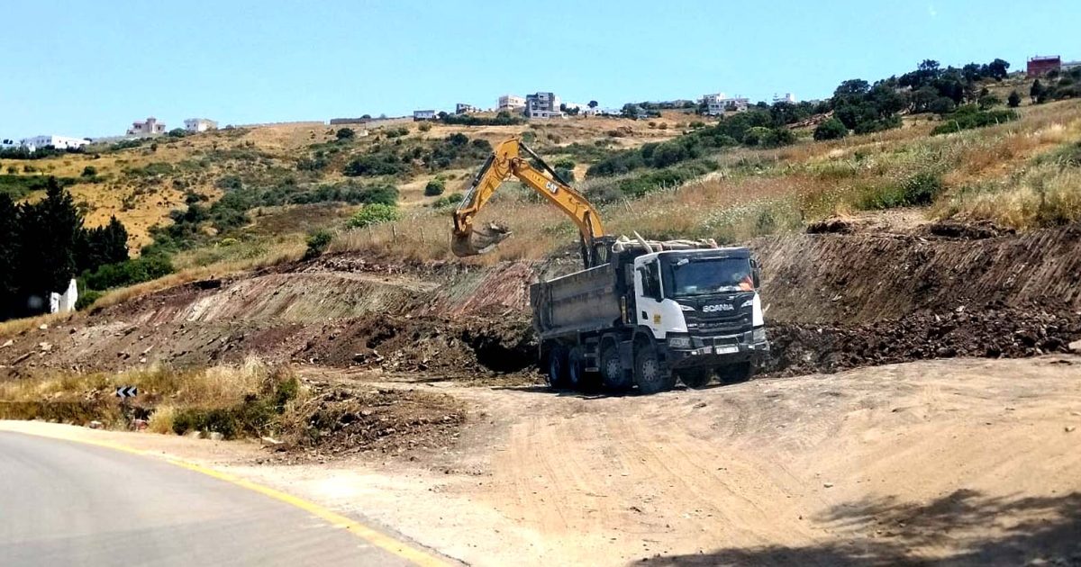 تفاصيل تثنية الطريق الوطنية طنجة القصر الصغير