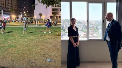 الليموري في مرمى الانتقادات.. طنجة تغرق في مشاكل النظافة والمرور.. وهو يلتقط صورة من شرفة قصر البلدية