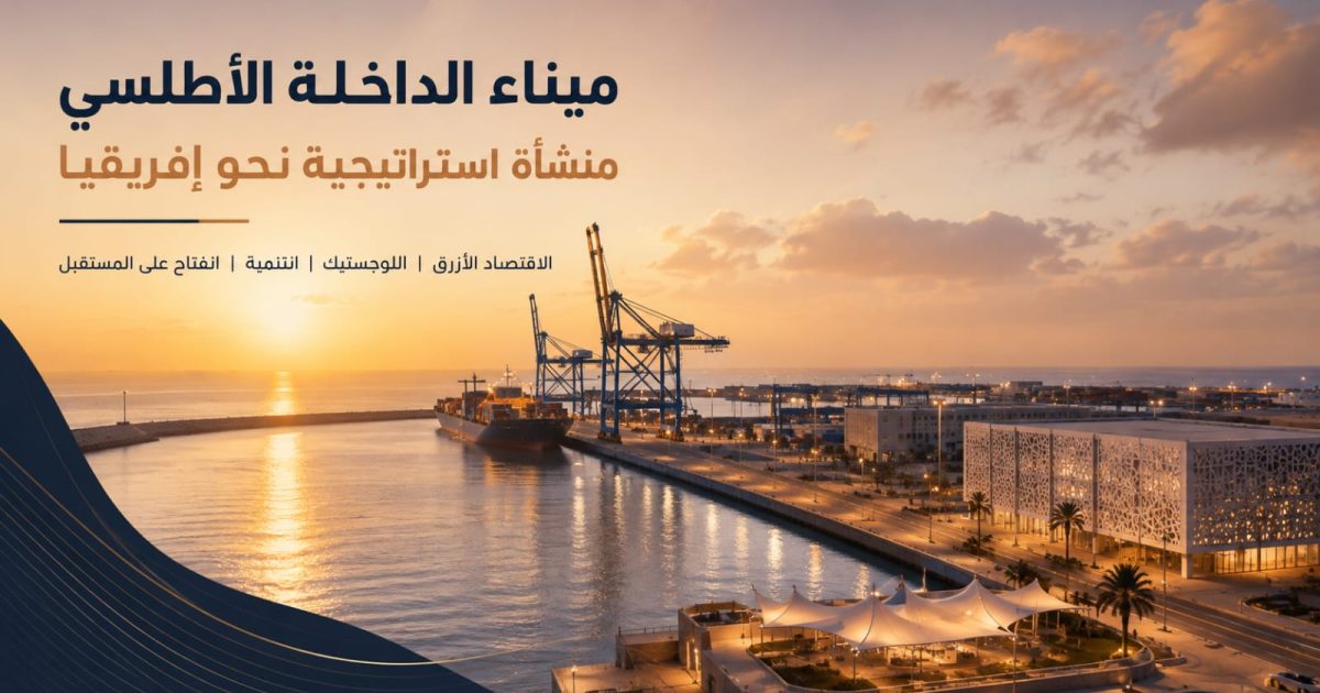 ميناء الداخلة الأطلسي.. حين تتحول الجغرافيا إلى رافعة للاقتصاد الأزرق والانفتاح على إفريقيا 