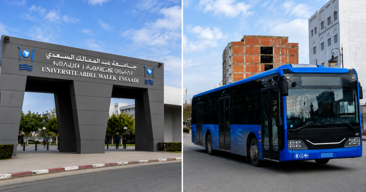تعديل مسار حافلات رقم 2 يثير غضب الطلبة وينذر بتهديد الدخول الجامعي بطنجة